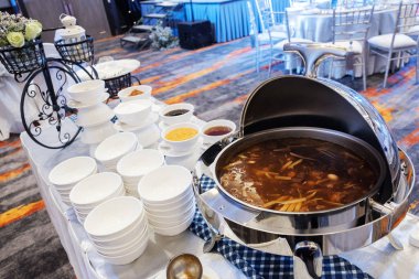 Kızarmış balık Maw kırmızı Gravy parti açık büfe için