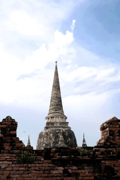 Древний Город Историческом Национальном Парке Провинции Аюттхая Таиланда — стоковое фото