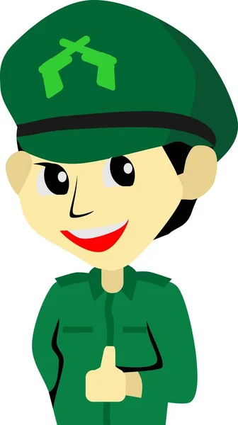 Ejercito ocupación de empleo Vector ilustración — Vector de stock