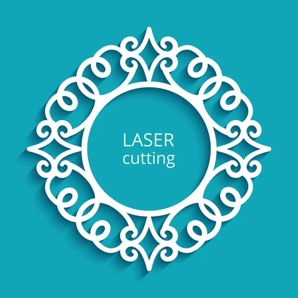 Girdaplı süs kenarlı yuvarlak çerçeve