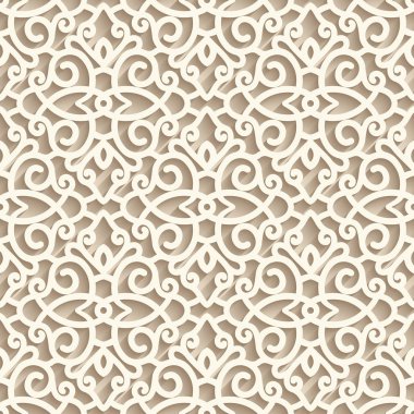 Vintage danteller süsleme, seamless modeli