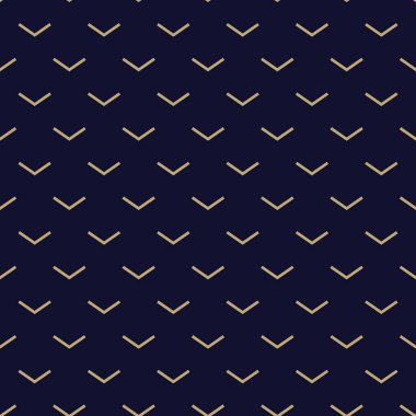 Altın kenelerle soyut basit desen. Siyah ve altın süslemeli arka plan. Asgari biçimdeki kusursuz geometrik doku.