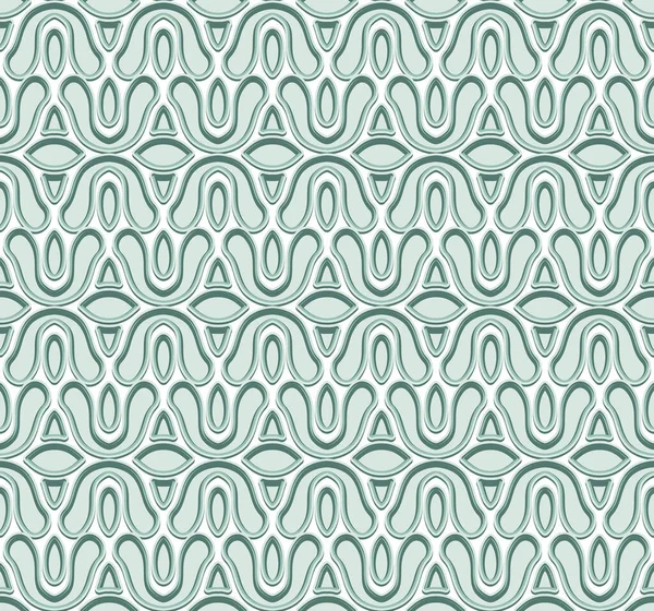 Pale Green Ornamental Background Abstract Seamless Pattern Light Color Vector — Stock Vector