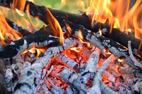 Calor Rojo Del Fuego — Foto de Stock