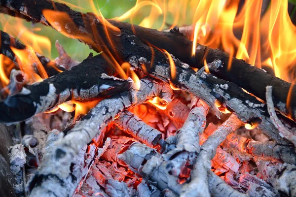 Calor Rojo Del Fuego — Foto de Stock