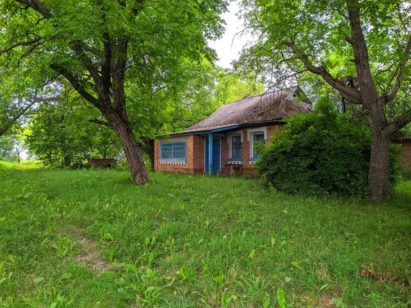 Verlaten Oude Huizen Het Dorp Oekraïne — Stockfoto