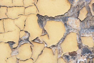 Eski, alçı, bir arka plan olarak kullanmak için peeling ile duvar parçası.