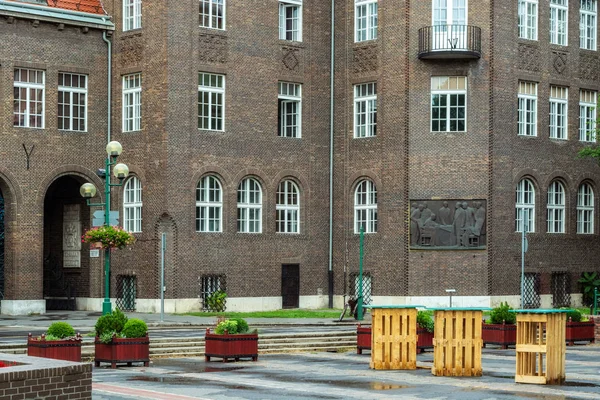 Het Gebouw Van Medische Faculteit Van Stad Van Szeged Gemaakt — Stockfoto