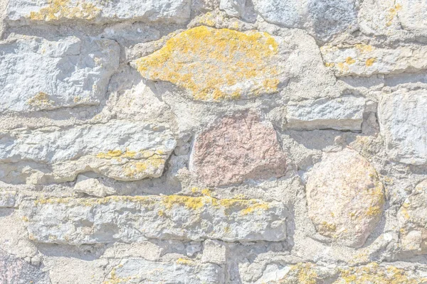 Fragmento de un muro de piedra . — Foto de Stock