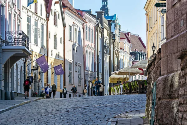 Gatorna i den gamla staden. — Stockfoto