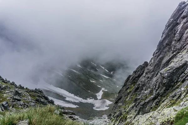 Excelente Vista Das Nebulosas Montanhas Tatra Parque Nacional Tatra Polónia — Fotografia de Stock