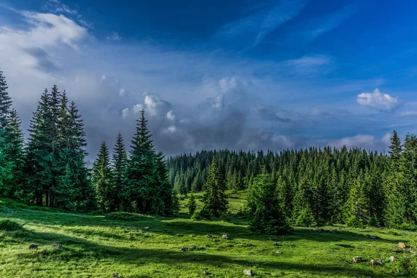 Bulutlar ile Vadisi'nin güzel bir manzara. Güzellik doğa.