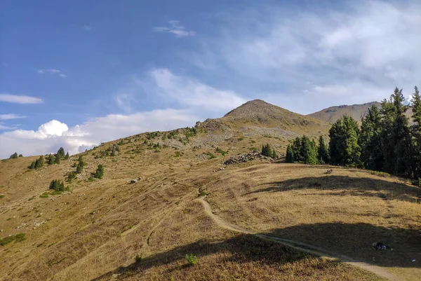 Trans Ili Alatau Chaîne Montagnes Système Tien Shan Kazakhstan Près — Photo