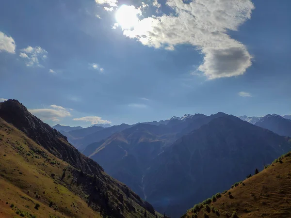 Trans Ili Alatau Chaîne Montagnes Système Tien Shan Kazakhstan Près — Photo