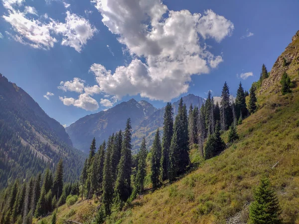 Transevropský Horský Okruh Pohoří Tien Shan Kazachstánu Nedaleko Města Almaty — Stock fotografie