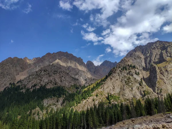 Trans Ili Alatau Chaîne Montagnes Système Tien Shan Kazakhstan Près — Photo