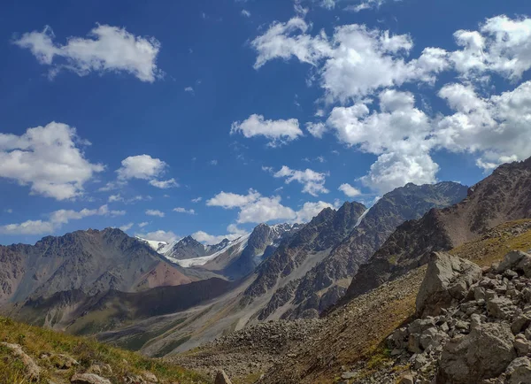 Trans Ili Alatau Chaîne Montagnes Système Tien Shan Kazakhstan Près — Photo