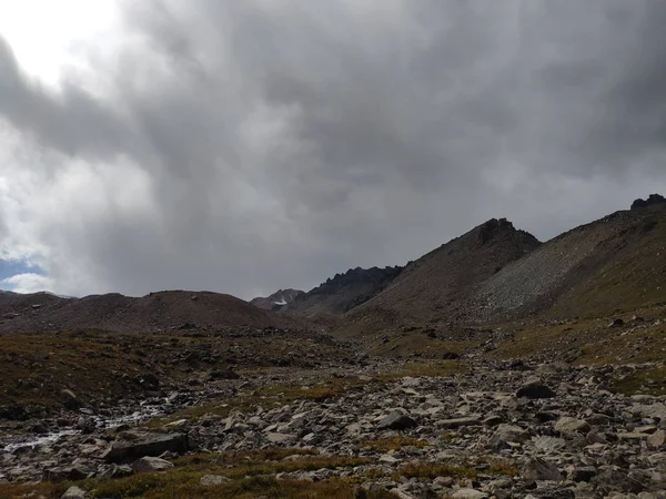 Transevropský Horský Okruh Pohoří Tien Shan Kazachstánu Nedaleko Města Almaty — Stock fotografie