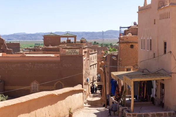 Ouarzazate Marokko Maart 2020 Street View Met Gebouwen Ouarzazate Stad — Stockfoto