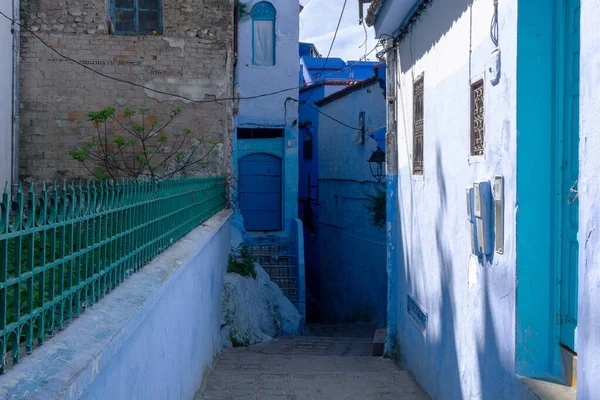 Chefchaouen Μαρόκο Μαρτίου 2020 Όμορφη Μπλε Medina Της Πόλης Chefchaouen — Φωτογραφία Αρχείου