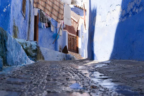 Chefchaouen Μαρόκο Μαρτίου 2020 Όμορφη Μπλε Medina Της Πόλης Chefchaouen — Φωτογραφία Αρχείου