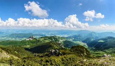 Vratna Vadisi Milli Parkı Mala Fatra, Slovakya, büyük Rozsutec Hill'de görünümünden.
