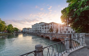 Treviso'nun merkezindeki set