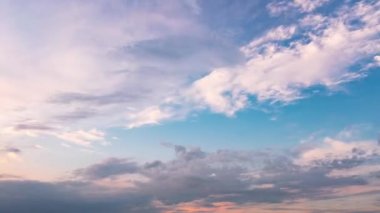 Büyük turuncu gün batımı bir zaman atlamalı