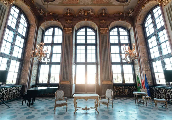 El interior de zamek Ksiaz naer Walbrzych — Foto de Stock