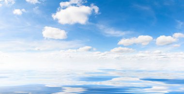 Gökyüzü ve deniz. Arka plan günü foto