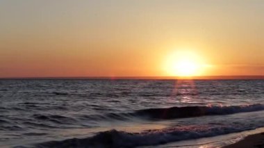 Gün batımında deniz