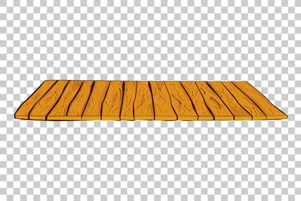 hand draw sketch of perspective brown vertical wooden floor at transparent effect background