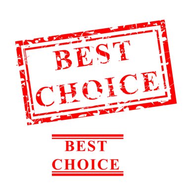 En iyi seçim, 2 stil Kırmızı Kauçuk Damgası