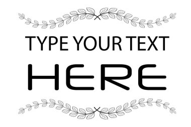 Defne çelengi vektörü, beyaz üzerinde izole