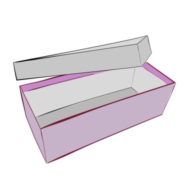 Şablon Ayakkabı Kutusu - Kalem Sekmesi 02 02A