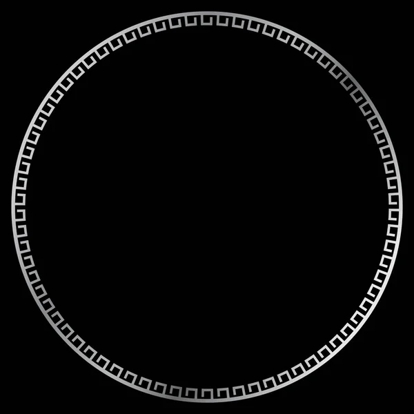 Simple Vector Black Square Rectangle Circle Und Oval Frame Für — Stockvektor