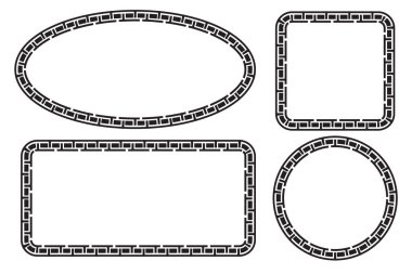 Şablon Çerçevesi - Çince Set 02