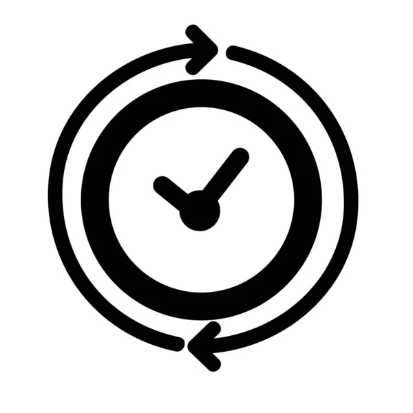 Simple Vector Icon Sign Time Evento Regulador Diseño Elementos Para — Archivo Imágenes Vectoriales