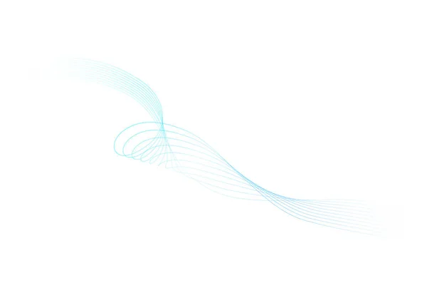 Простий Вектор Абстрактна Поступова Синя Хвильова Лінія Дизайну Елементів Сертифіката — стоковий вектор