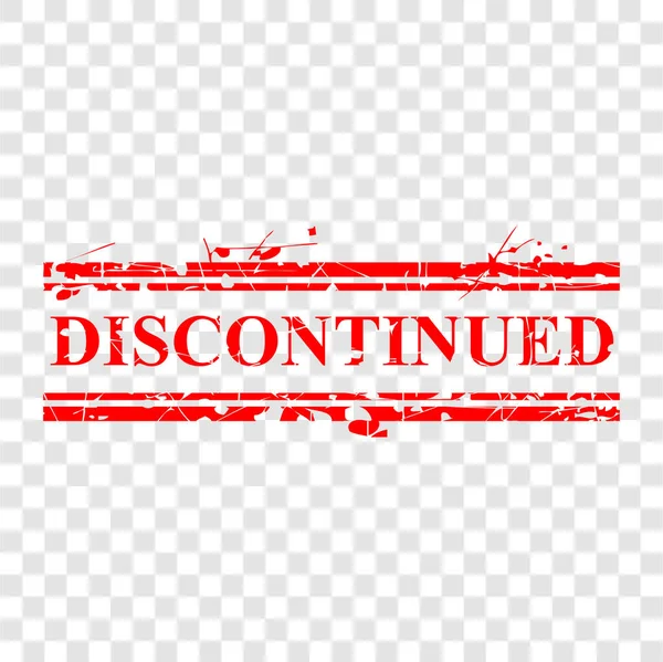 Basit Vektör, Kırmızı Kauçuk Damgası, şeffaf efekt arka planında durduruldu