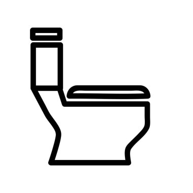 Basit Vektör, Ana Simge Stye dolabı, umumi tuvalet, beyaz arkaplan