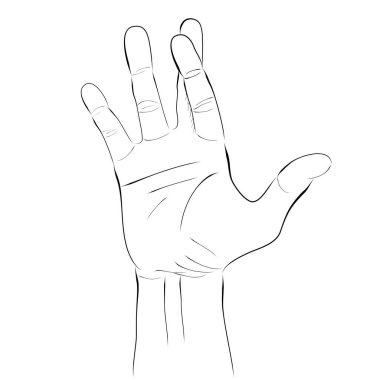 Basit Vektör Çizimi, Sağ El Yalan Hareketi