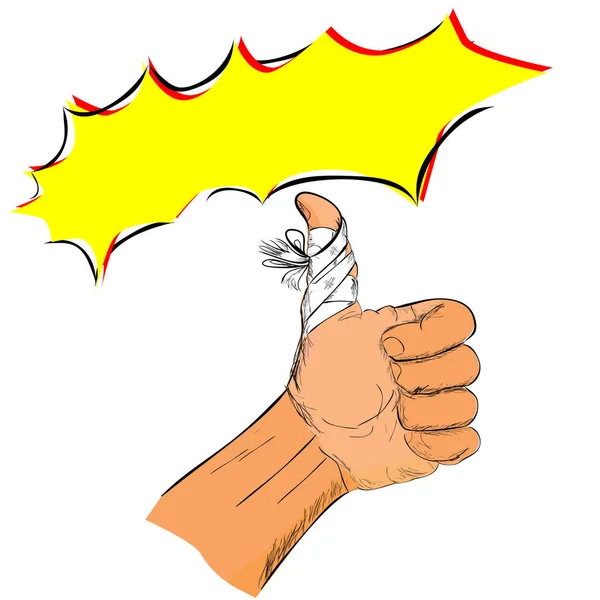 Thumb Up Bandageストックベクター ロイヤリティフリーthumb Up Bandageイラスト Depositphotos Thumb Up Bandageストックベクター ロイヤリティフリーthumb Up Bandageイラスト Depositphotos