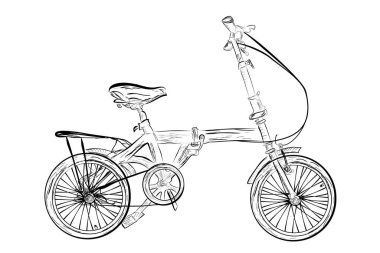 Katlanan motorun Basit Vektör Çizimi