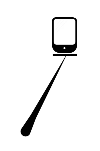 Icono Vectorial Ilustración Para Selfie Fotografía Tomada Por Uno Mismo — Archivo Imágenes Vectoriales