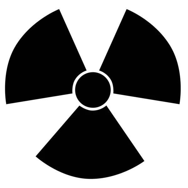 Radiation Active Hazard Symbol Sign — Stock Vector