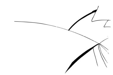 Basit Vektör el çizimi kırık cam.