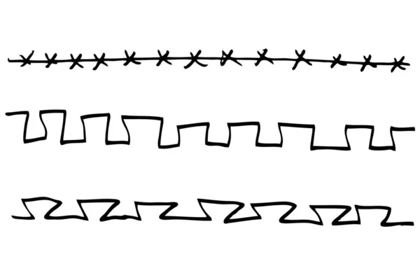 Проста Векторна Гостра Хвиля Спіральна Лінія Вашого Дизайну Елементів — стоковий вектор