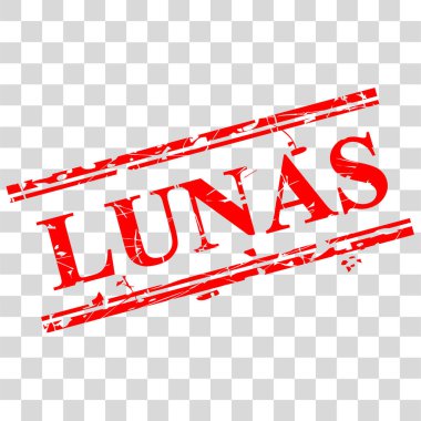 Vektör Lastik Damga, Lunas, Endonezya dilinde Ödenmiş, şeffaf efekt arka planı