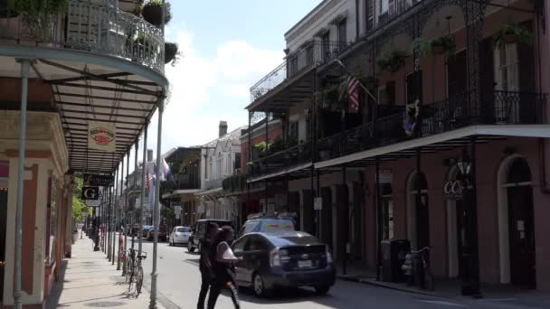 New Orlean Louisiana Usa Juli 2018 Französisches Viertel New Orlean — Stockvideo